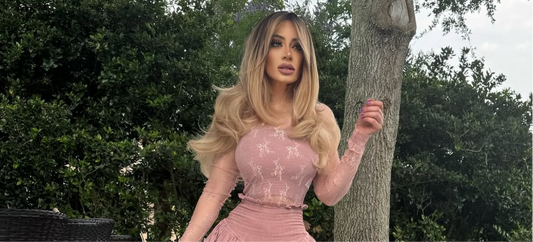 Lace Mauve Top