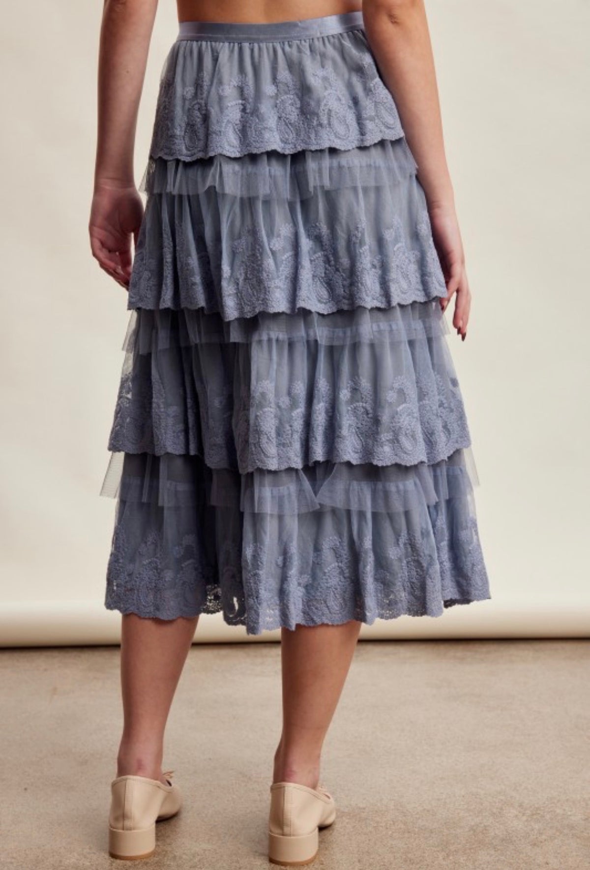 Sky Lace Skirt