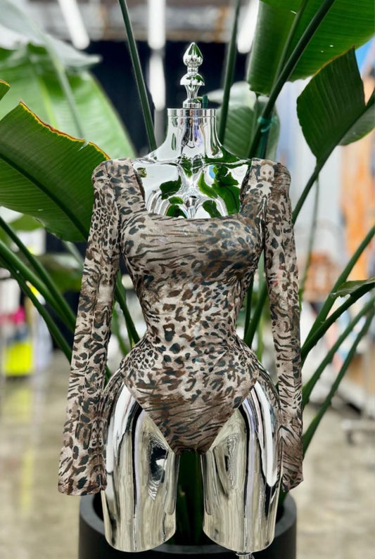 Animal Print Bodysuit