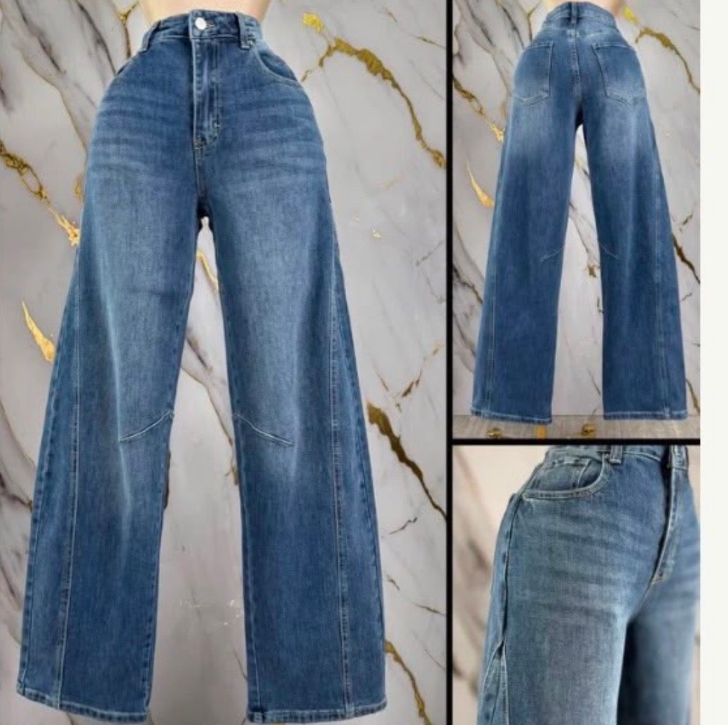 Esmeralda Denim Wide Jeans