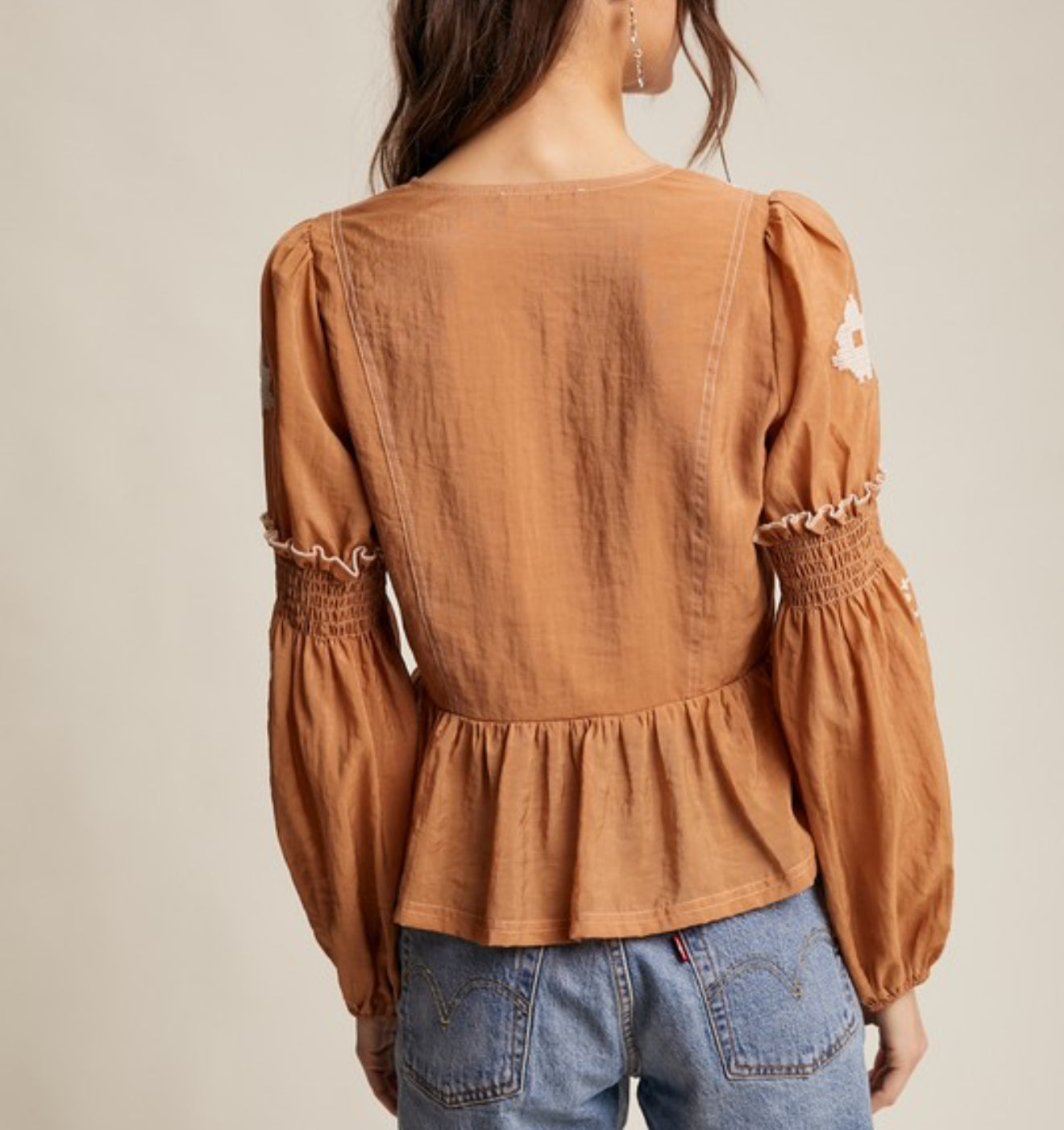 Gabriella Terracota Blouse