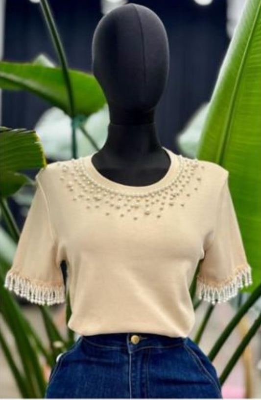 Amy Nude color Blouse