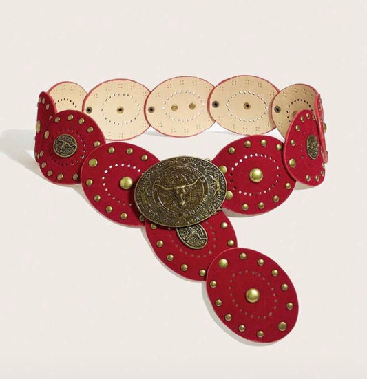 Red Western Belt