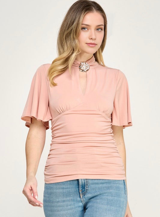 Carolyn Pink Top