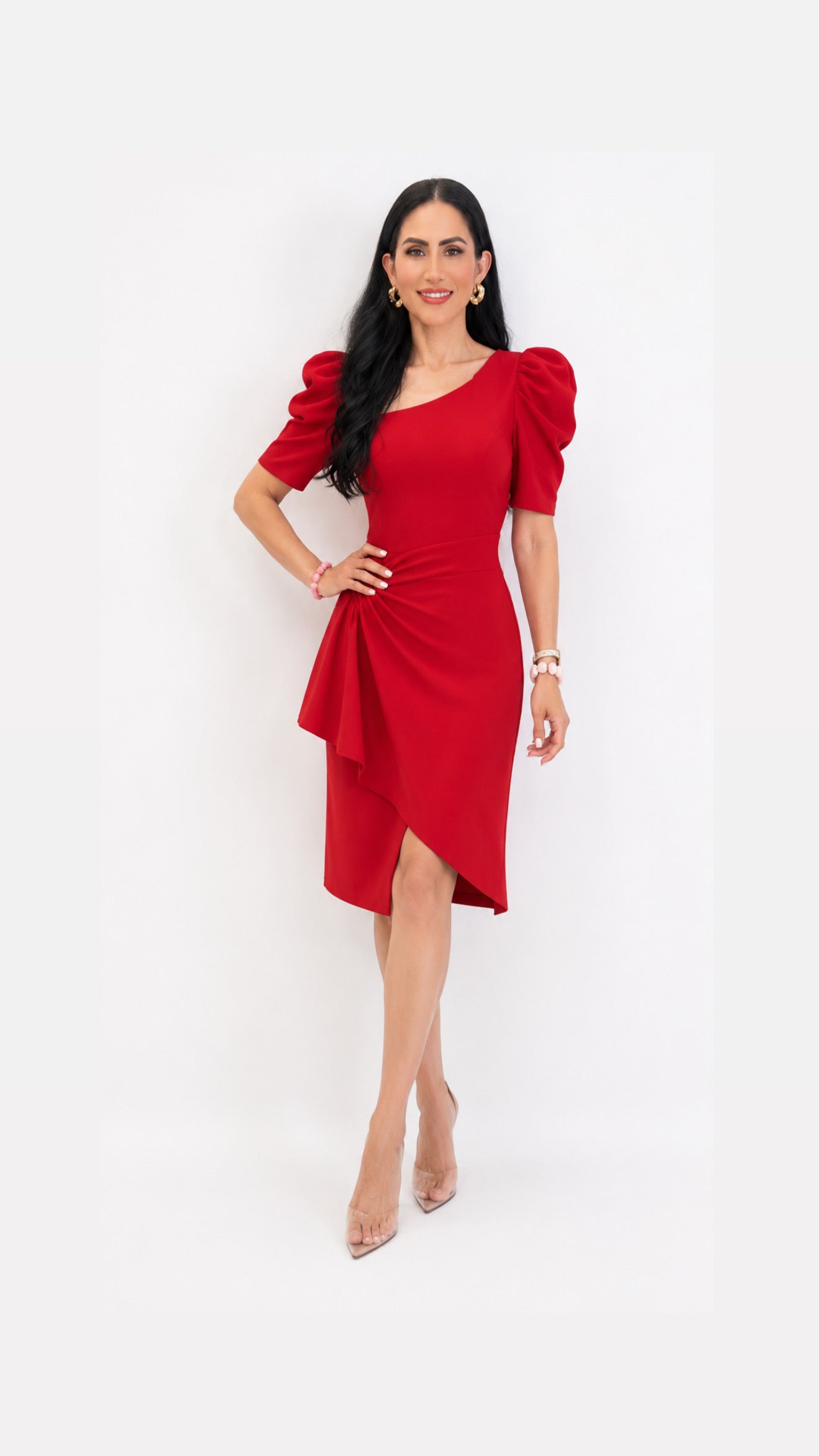 Georgina Elegant Midi Dress