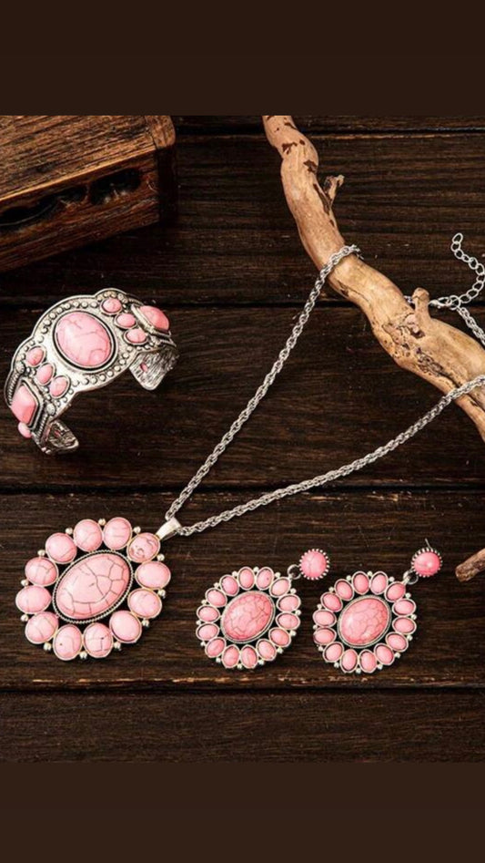 Gitanas Pink Western Set