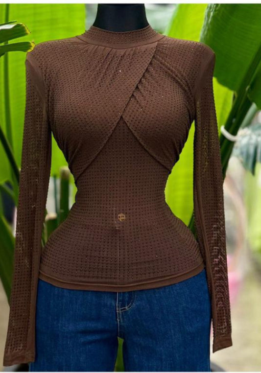 Gabby Brown color Blouse