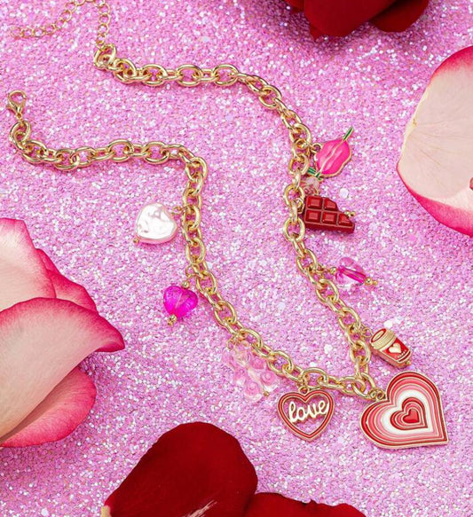 Valentine Charms Necklace