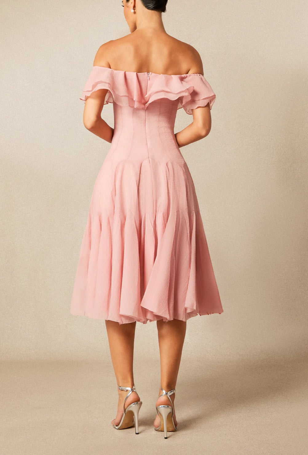 Yoana’s Chifon Midi Dress