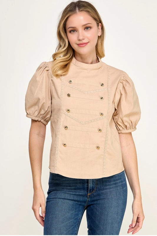 Annie Puff sleeve Blouse