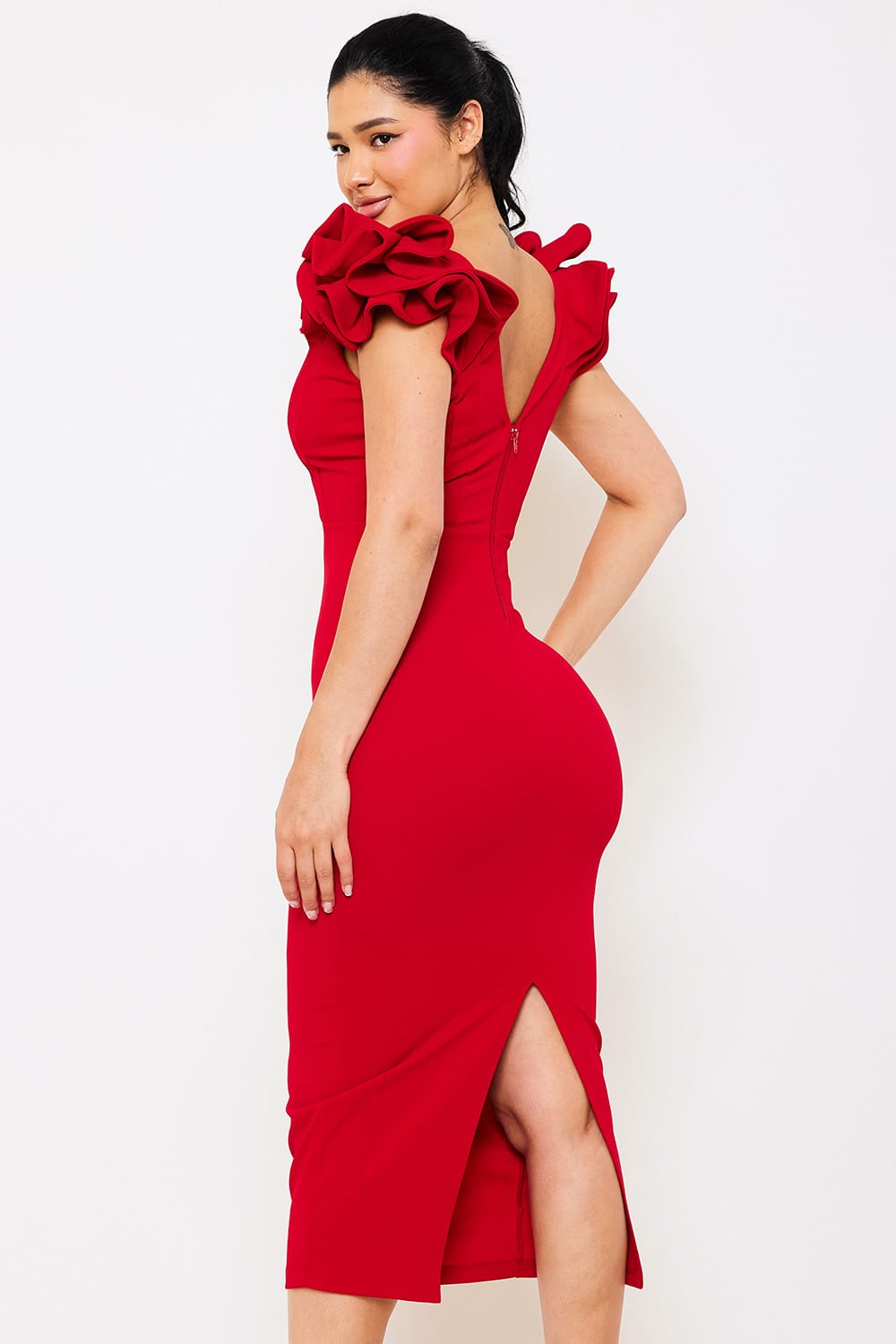 Rosalía Elegant Midi Dress