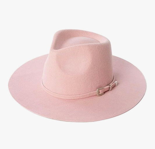 Baby Pink western Hat