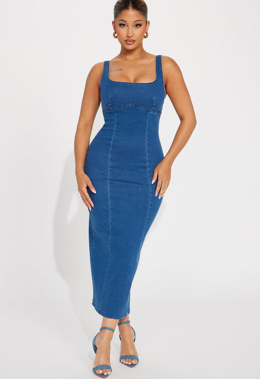 Marlyn Denim Dress