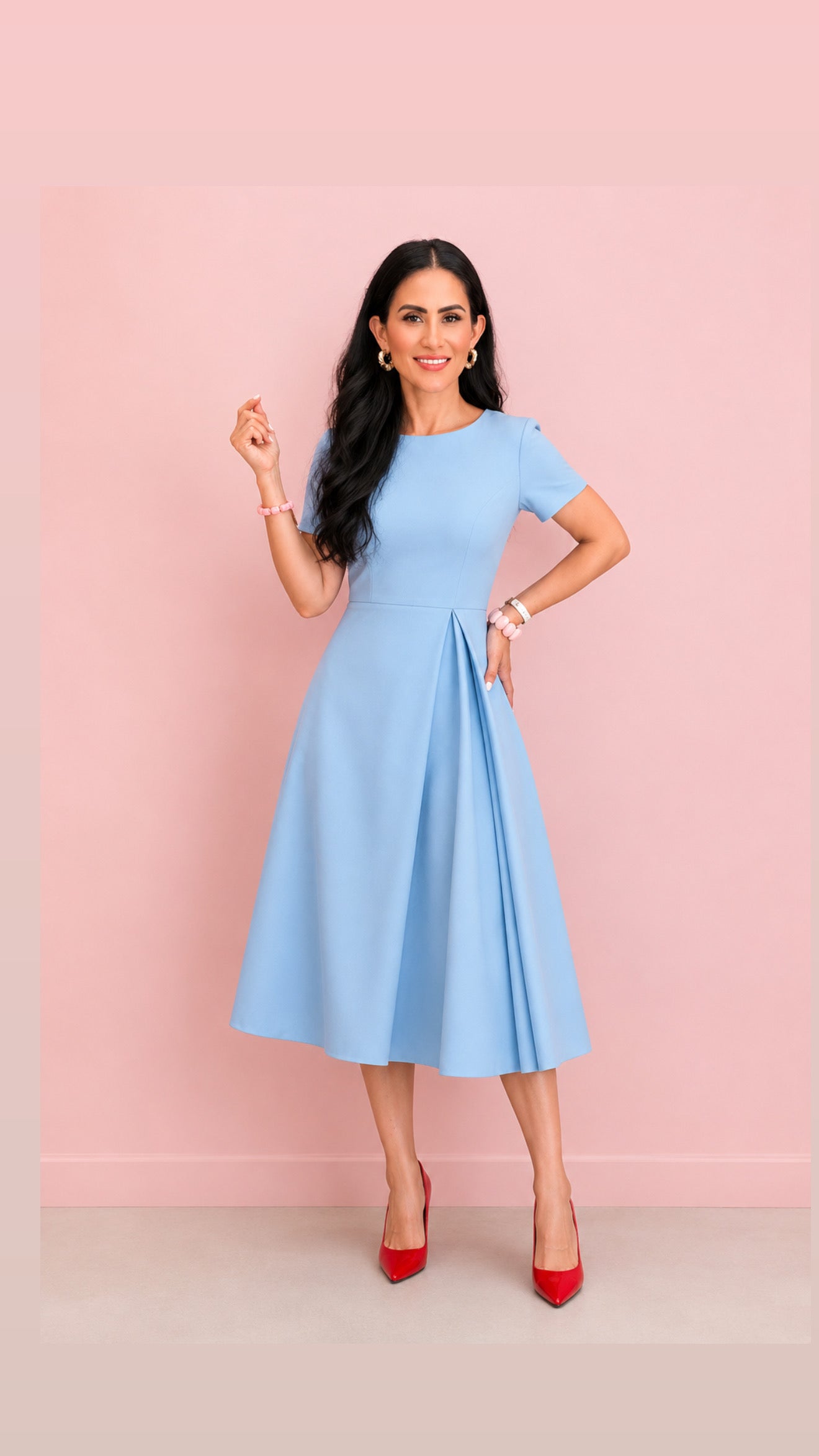 Marcia Sky Blue Dress