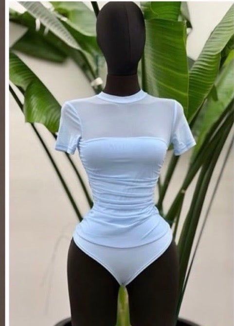Vera Sky Blue Bodysuit