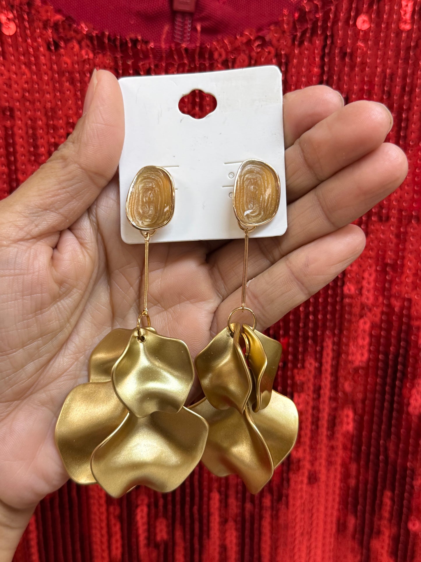 Orquídea Gold earrings