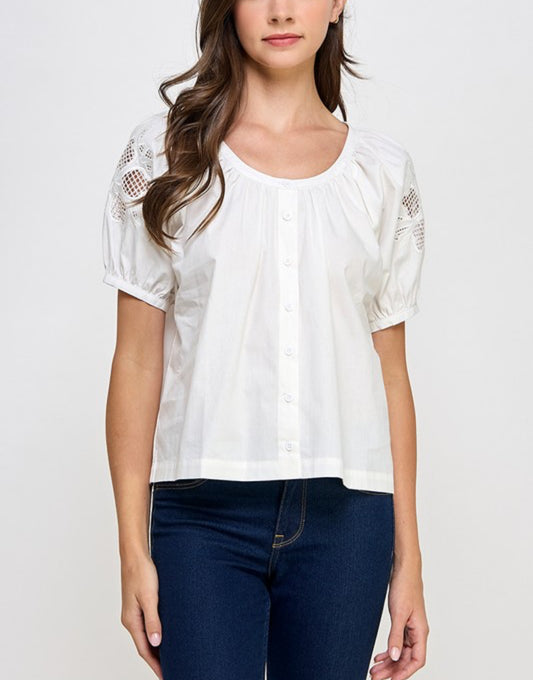 Valentine Embroidered Blouse