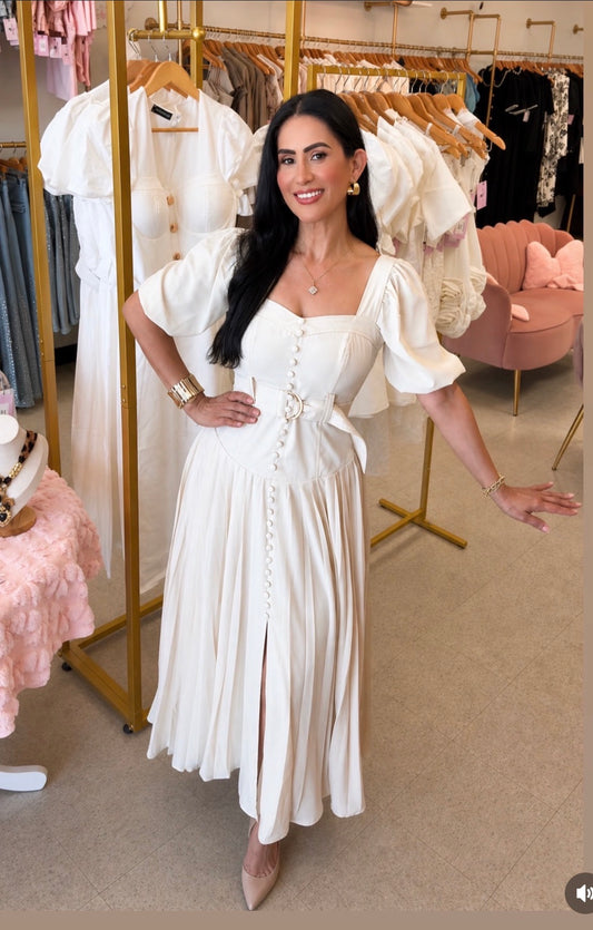 Victoria Elegant Midi Dress