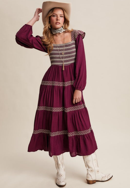 Giselle Embroidery Dress