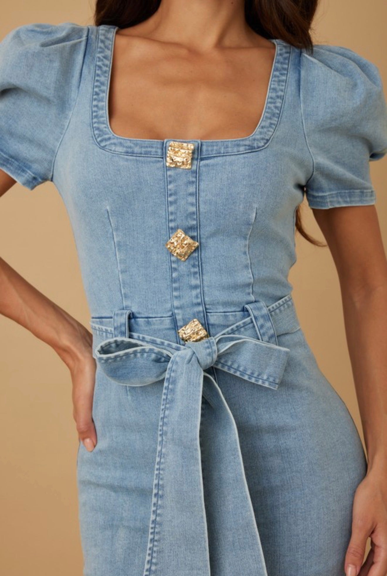 Belinda Denim Mini Dress