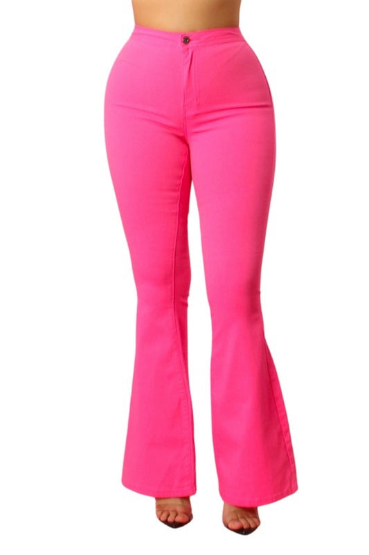 Rosario Hot Pink Denim Jeans