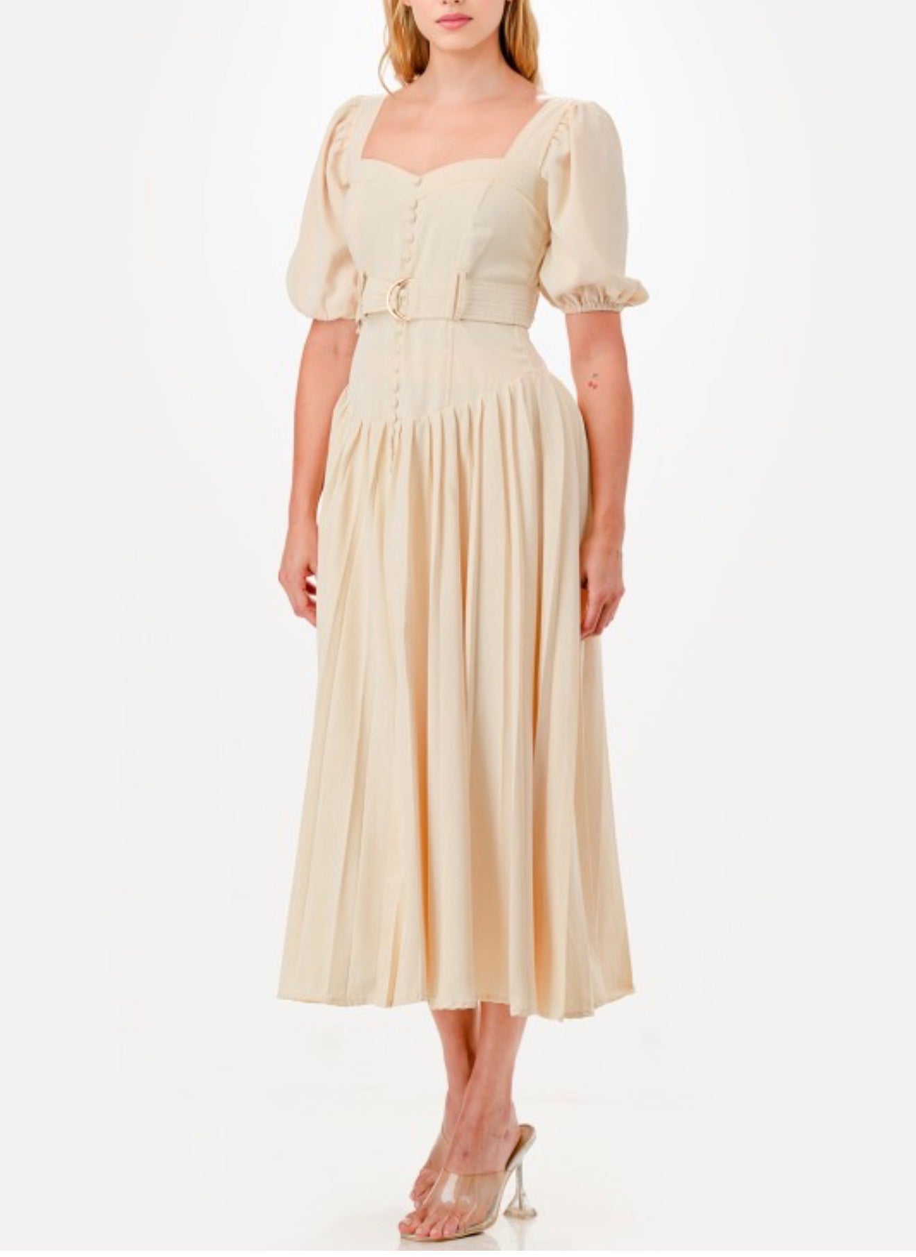 Victoria Elegant Midi Dress