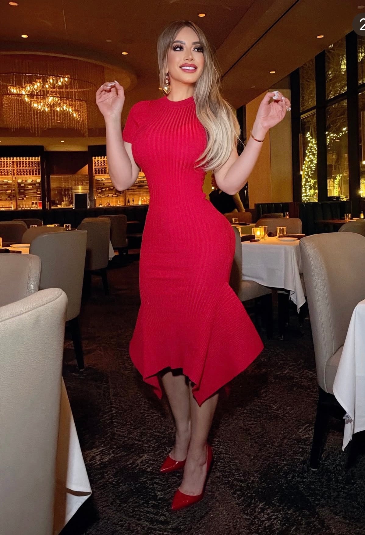 Penelope Sweater Midi Dress