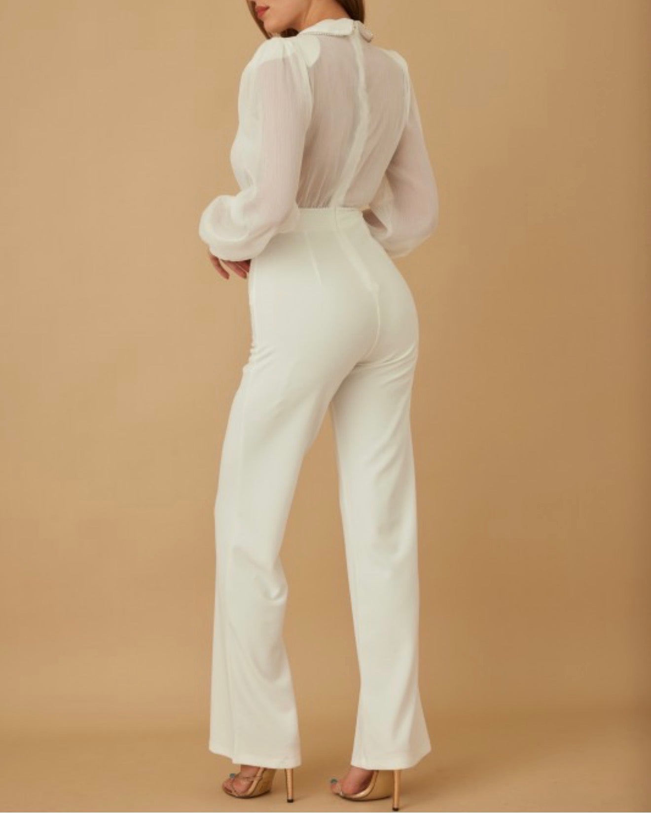 Allison Elegant White Jumpsuit