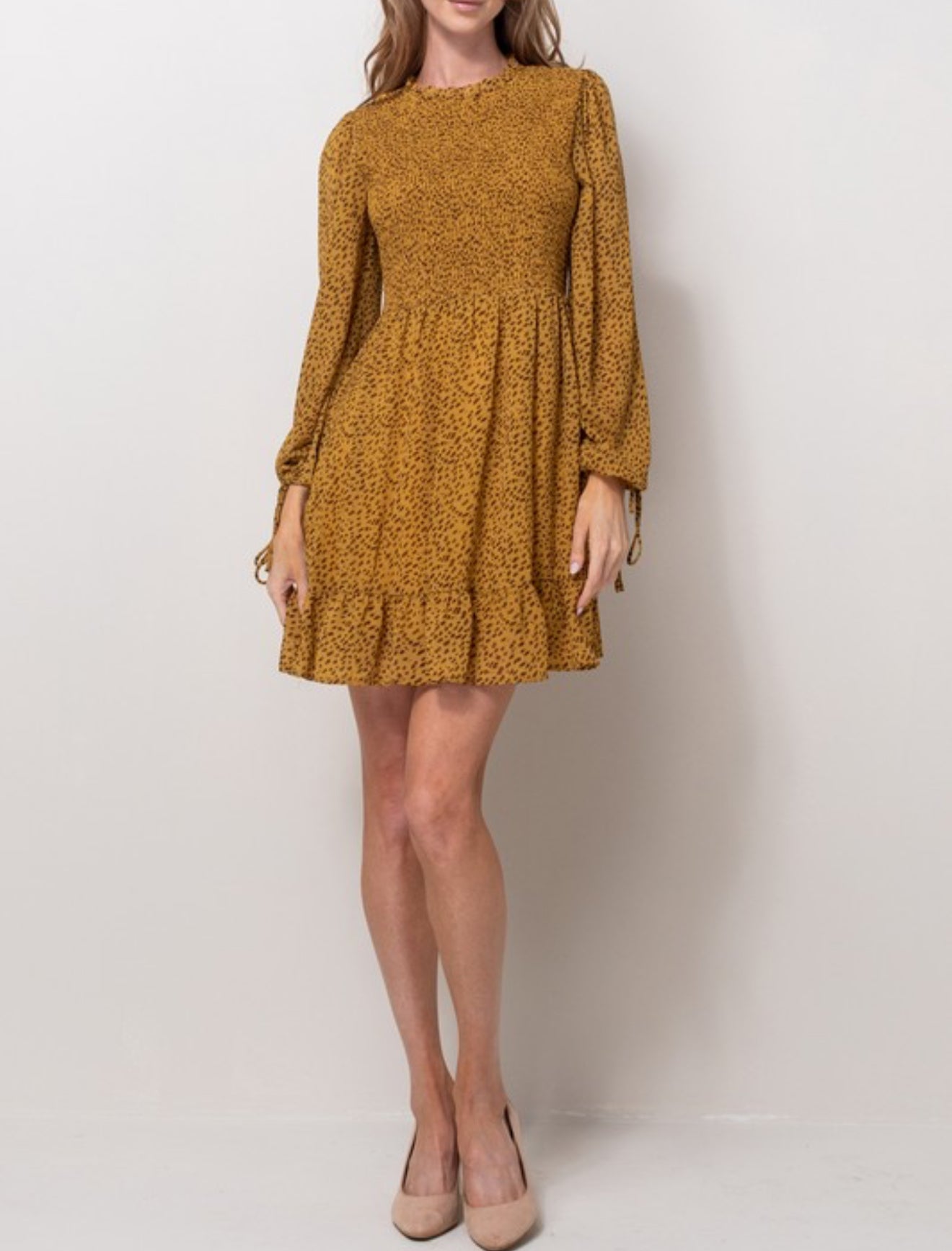 Larisa Print Mini Dress