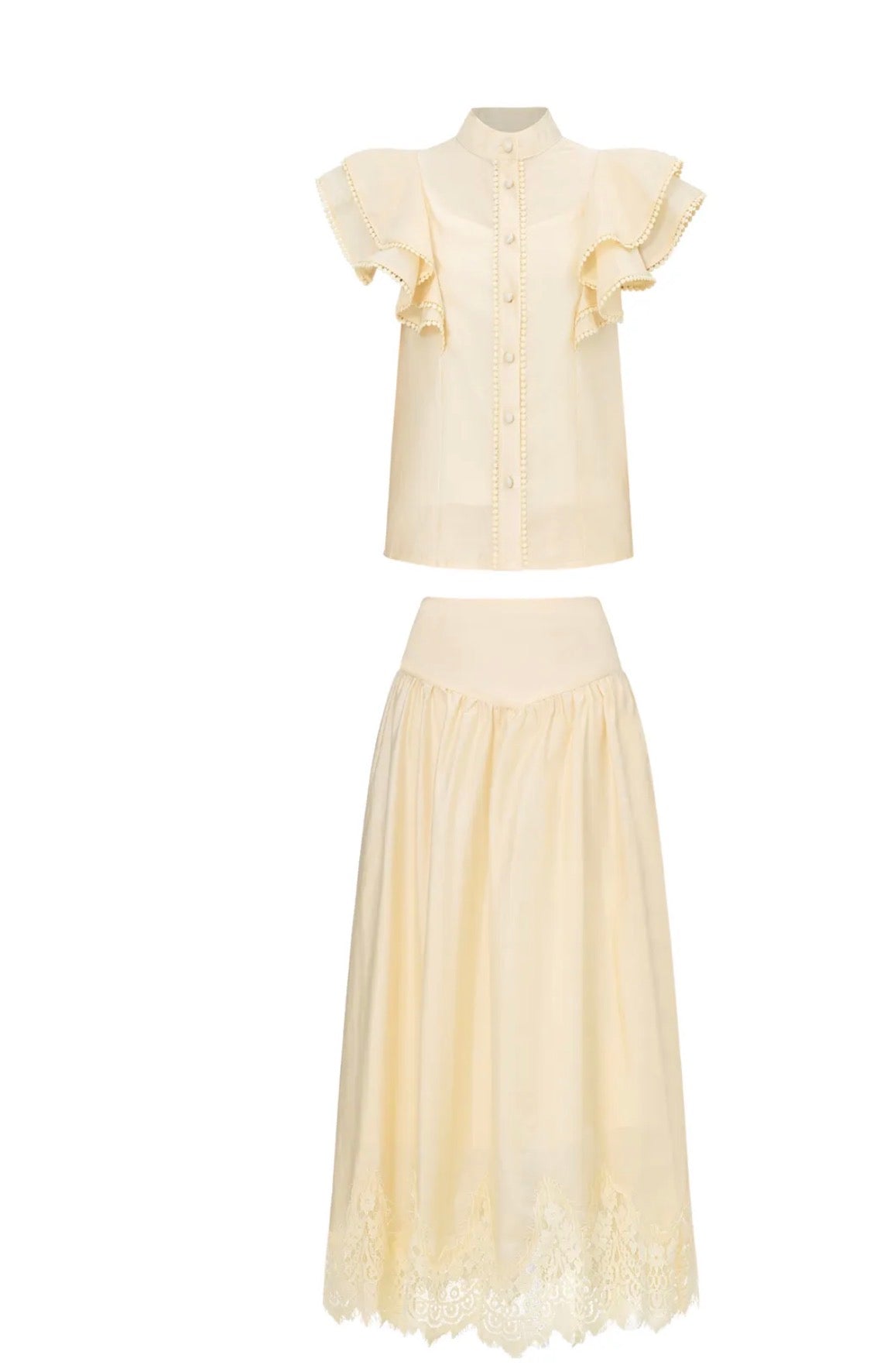 Scarlet Elegant Cream Set