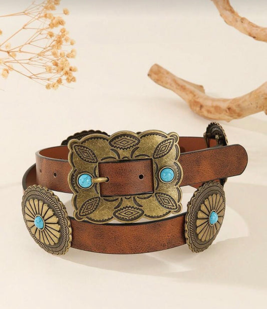 Western Camel Color Belt