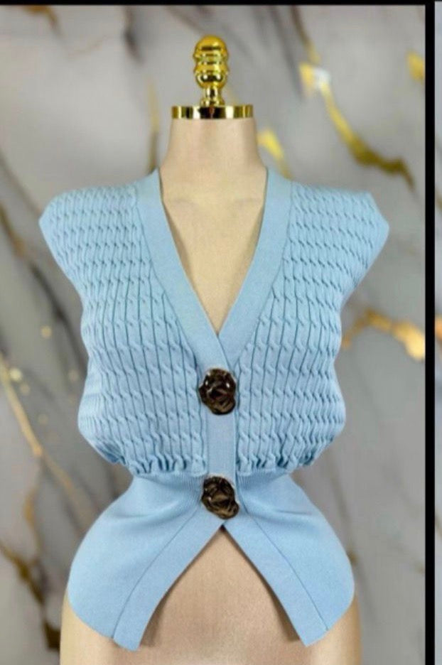 Ocean Blue Top