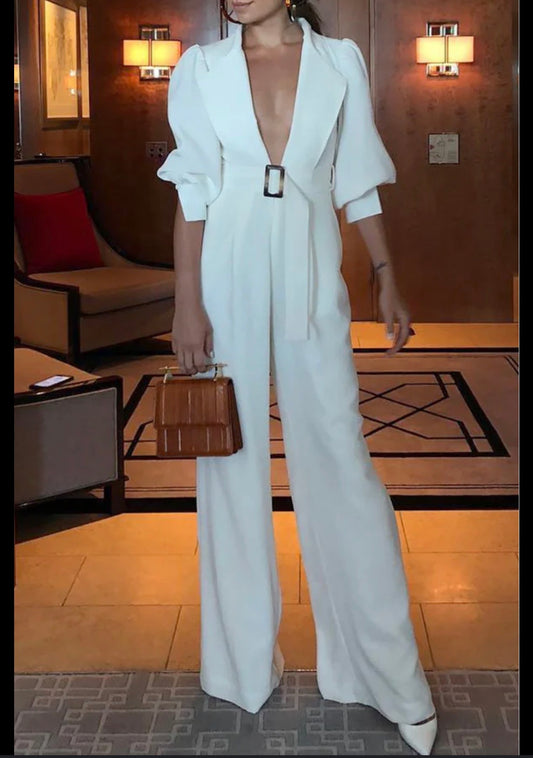 Hope White Jumpsuit