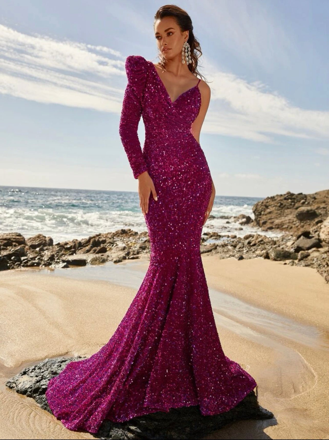 Valentina Sequin Dress