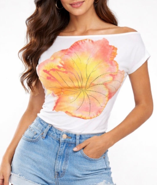 White large Flower Top