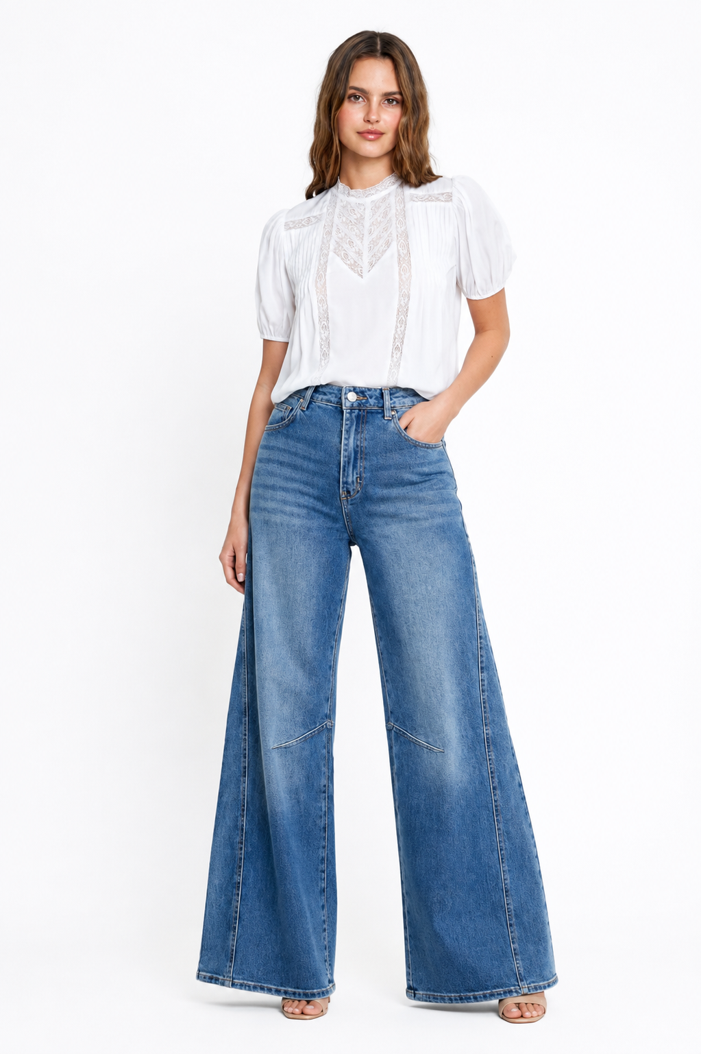 Esmeralda Denim Wide Jeans