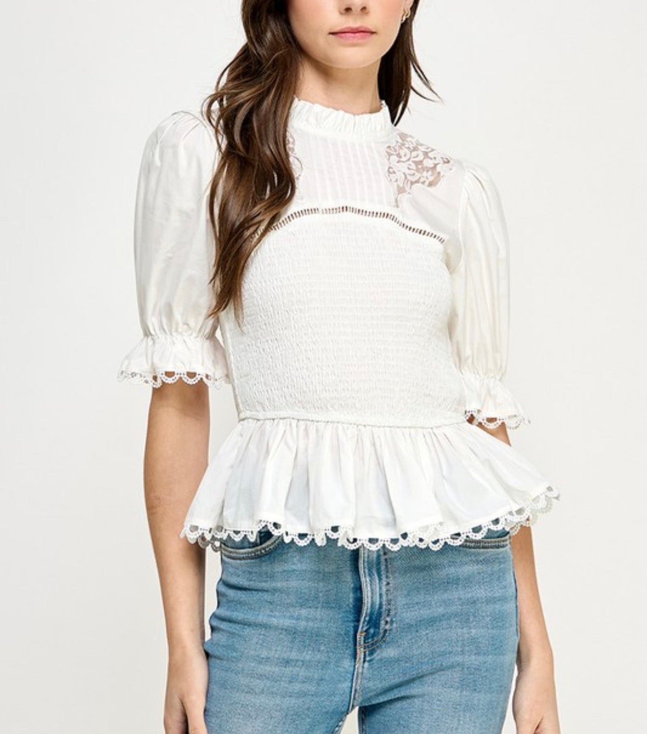 Cloud White Blouse