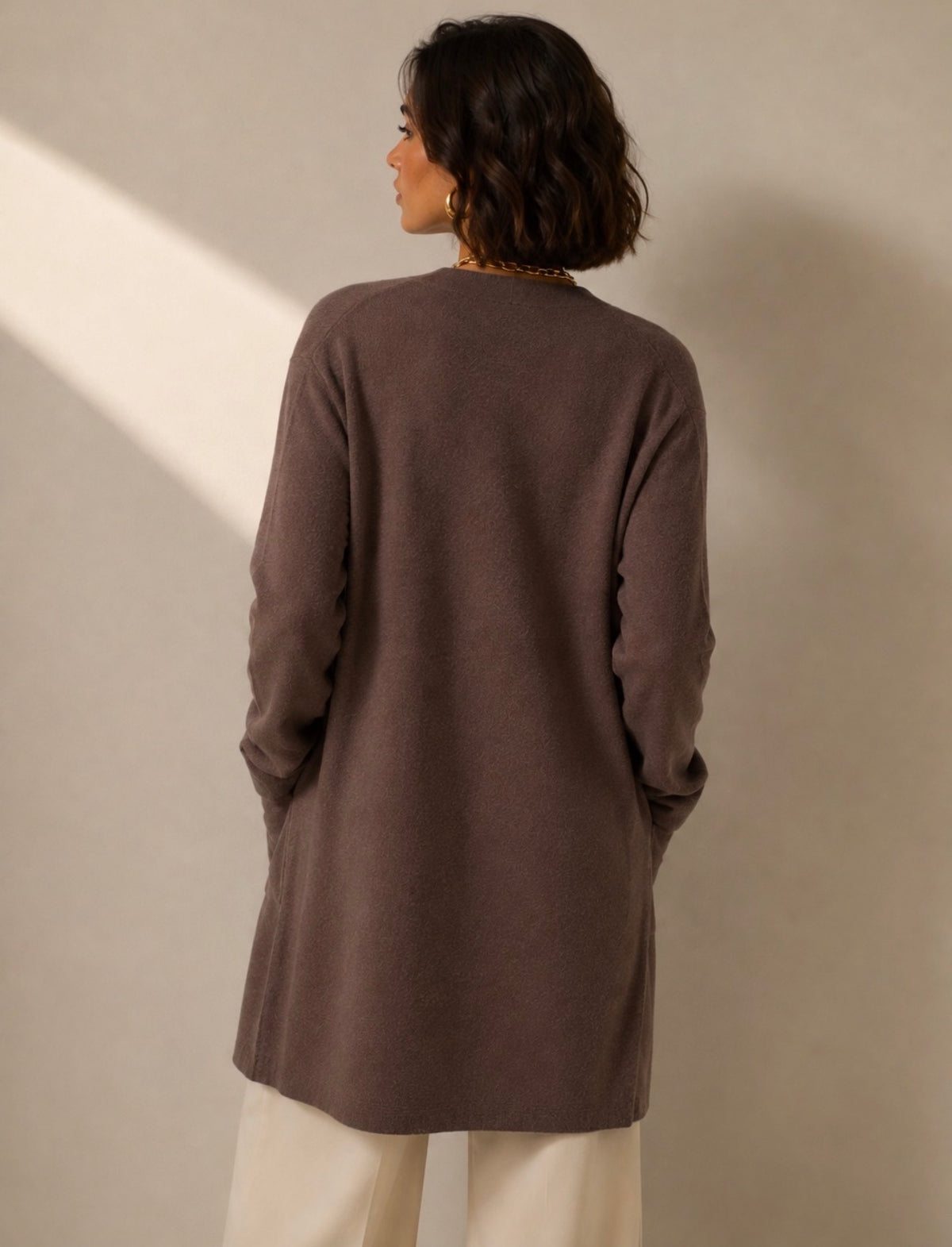 Michelle Long Cardigan Black