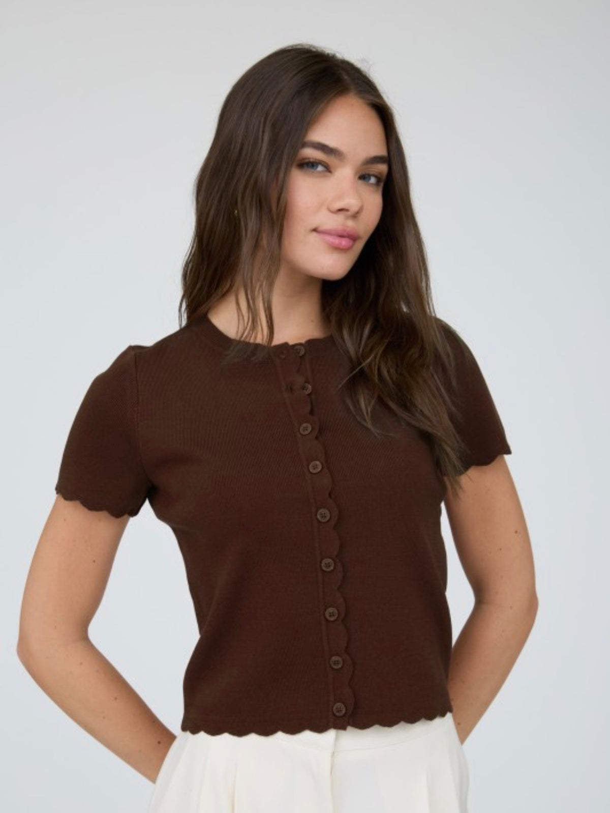 Bella Brown Blouse