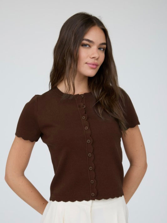 Bella Brown Blouse