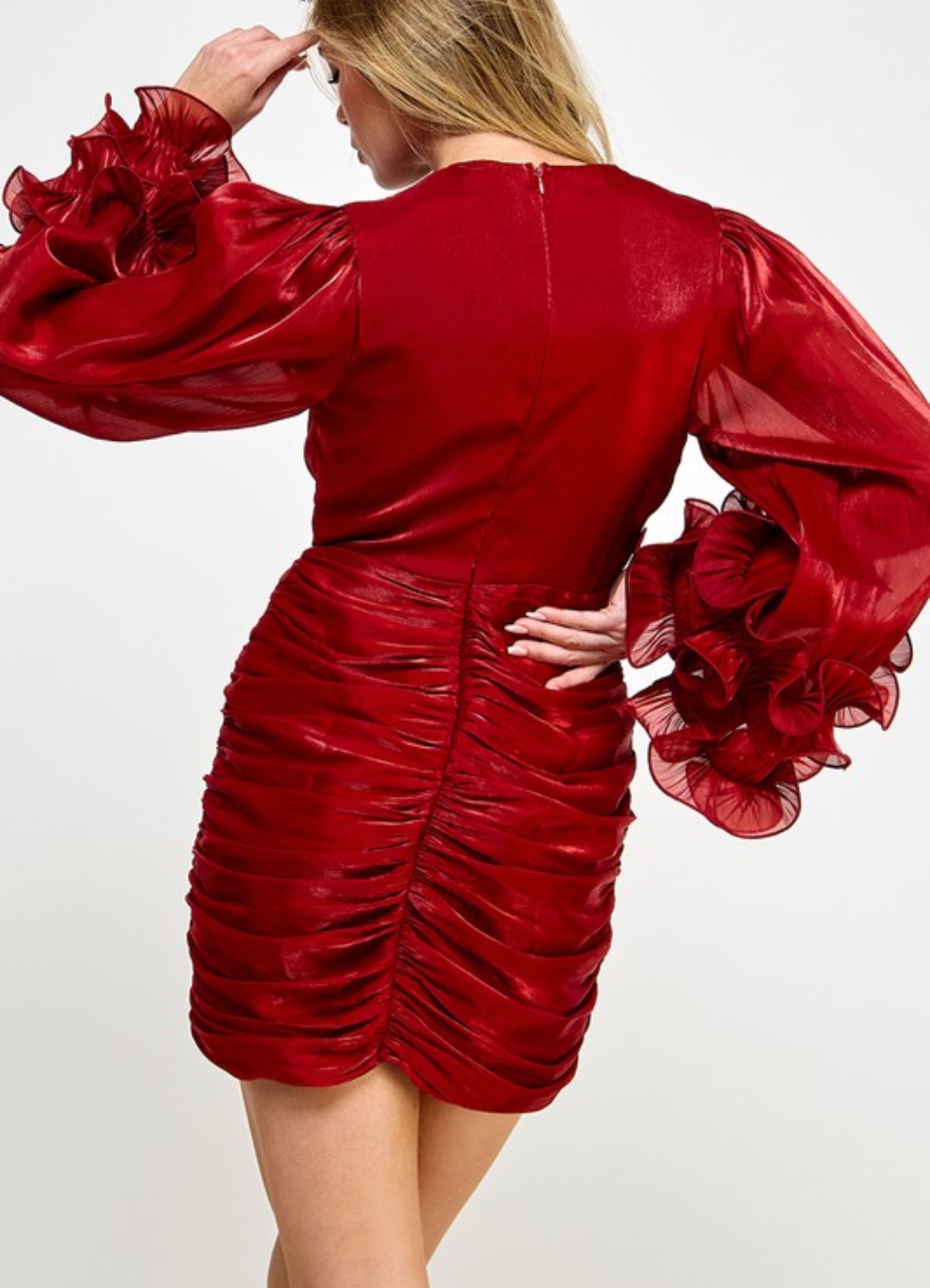 Renata Red Mini Dress