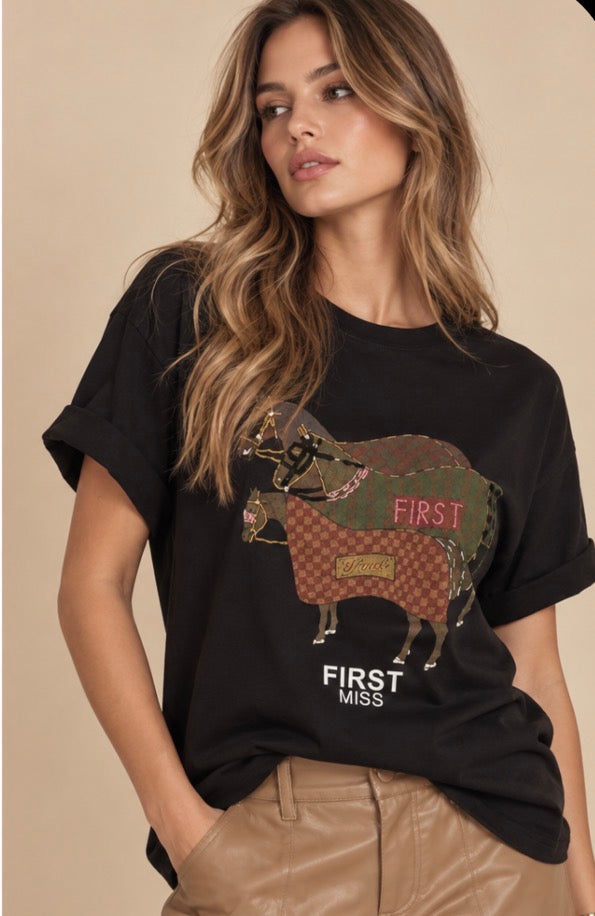 Amarantas Black Blouse