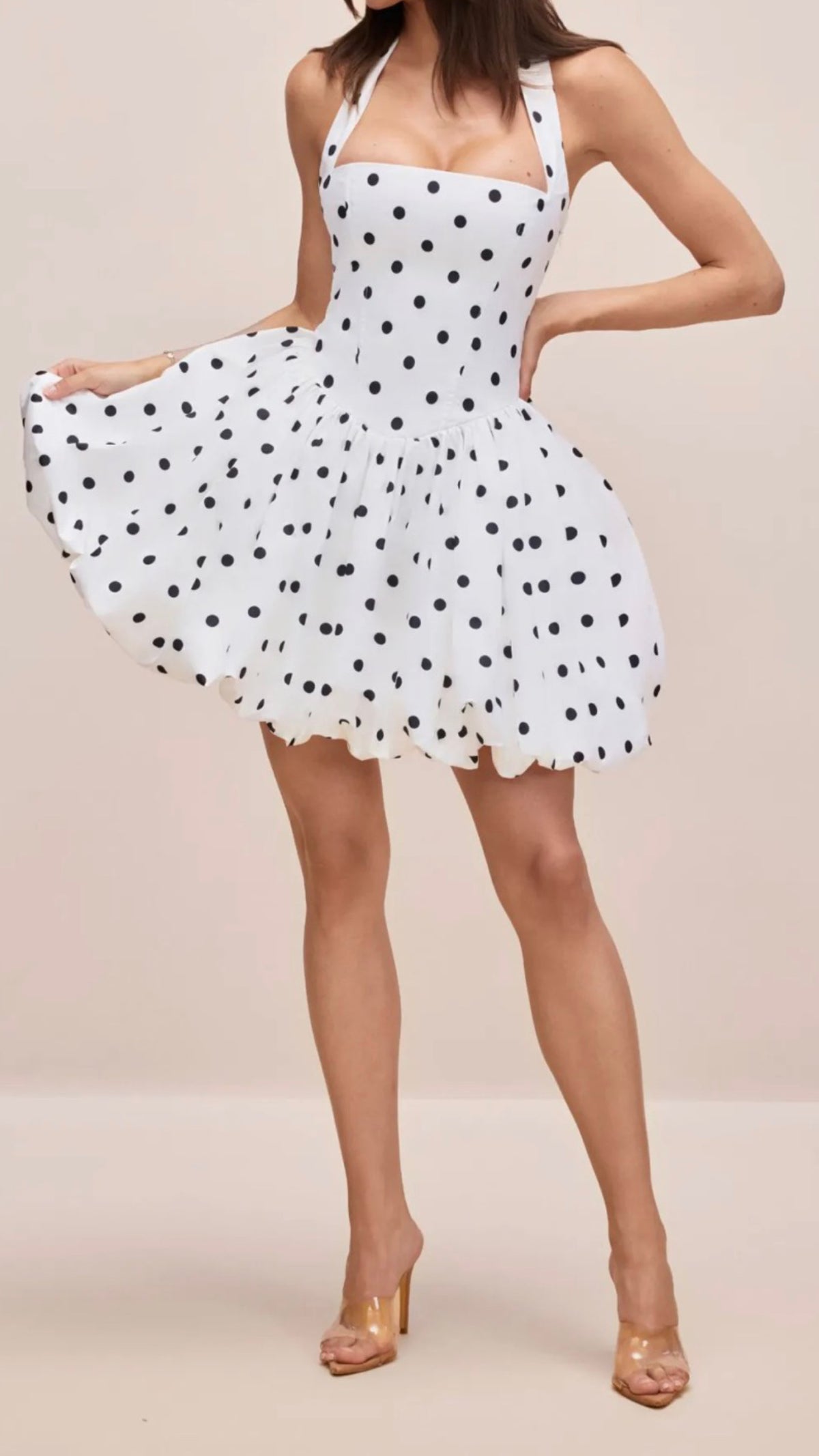 Marina Polka Dots mini Dress