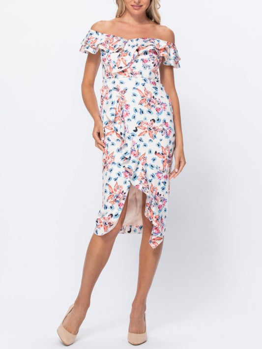 Linda Midi Floral Dress