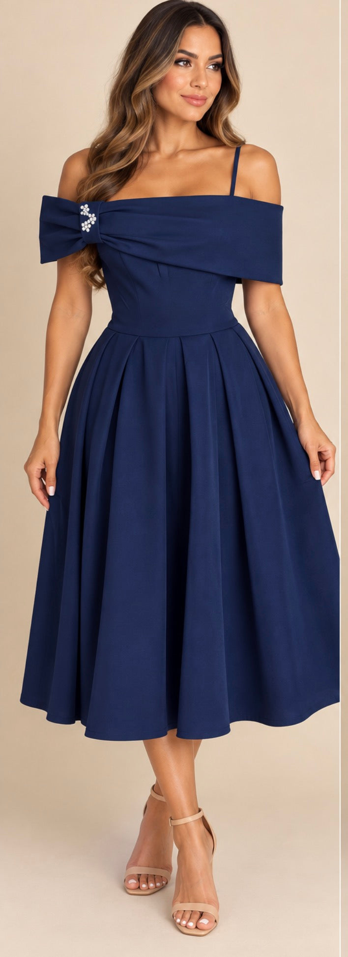 Destiny Elegant Midi Dress