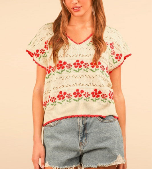 Camila Embroidery Blouse