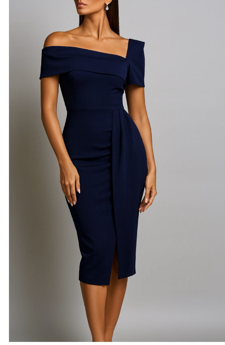 Victoria Elegant Midi Dress