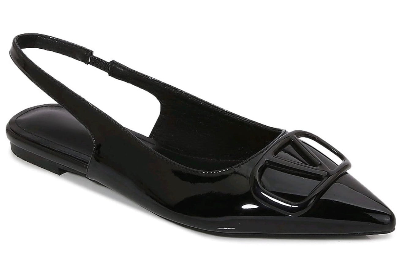 Vale Black flat Shoes