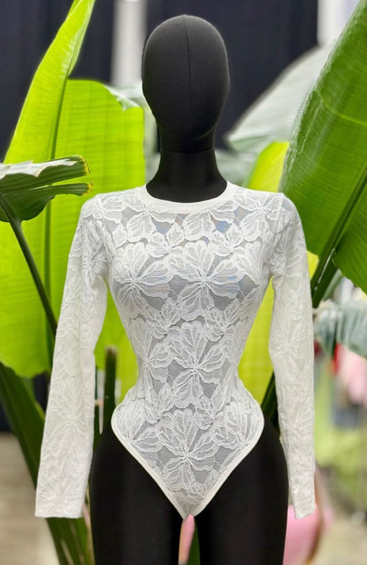 White lace Bodysuit