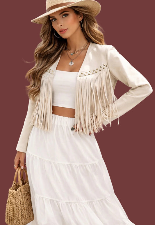 Camila Fringe Trim Jacket